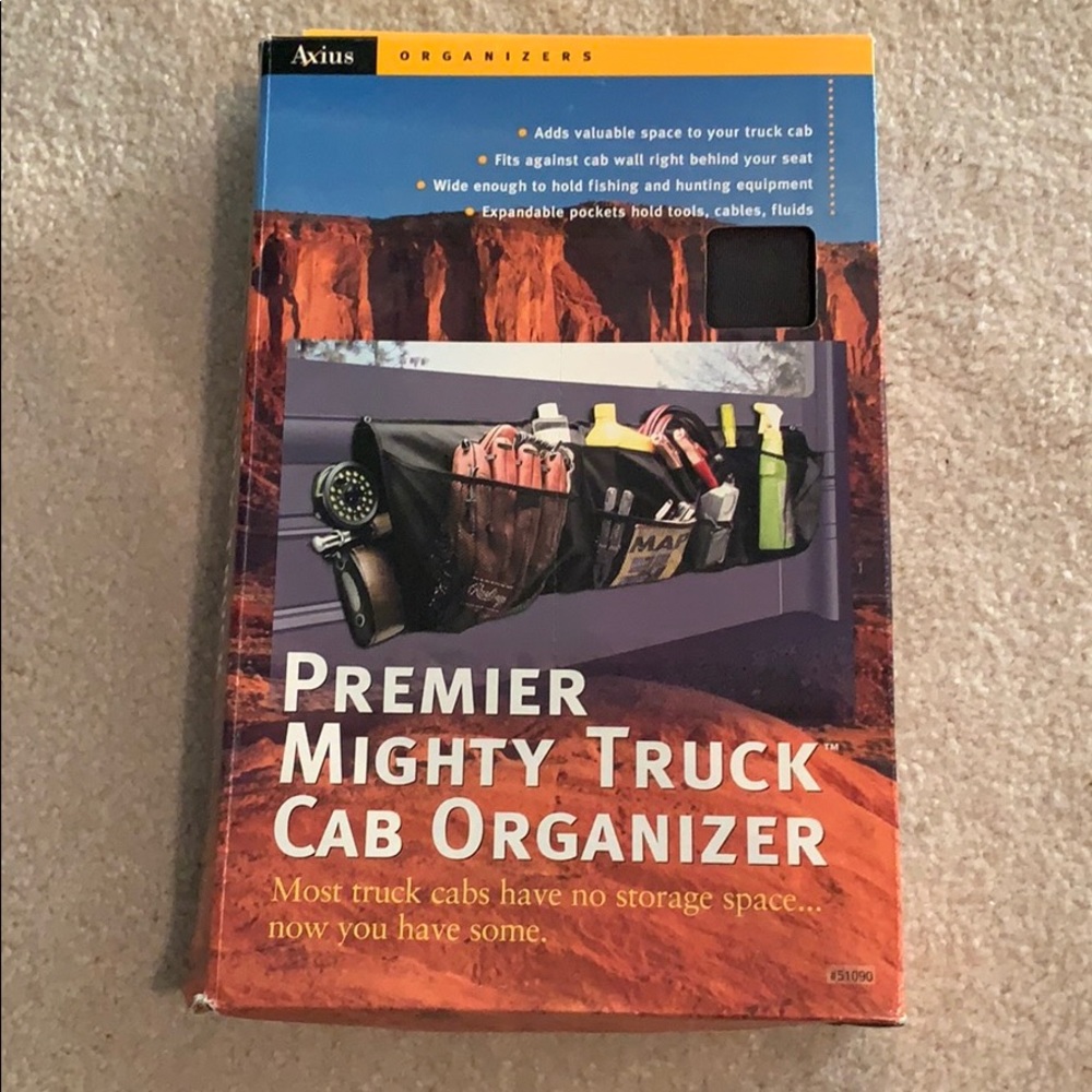 Truck cab organizer